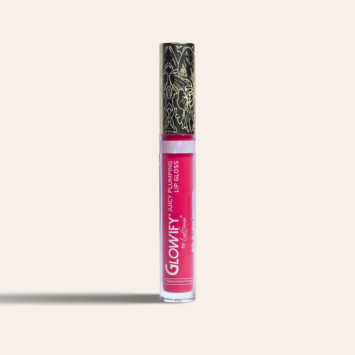 Glowify Juicy Plumping Lip Gloss product shade Watermelon Pucker.