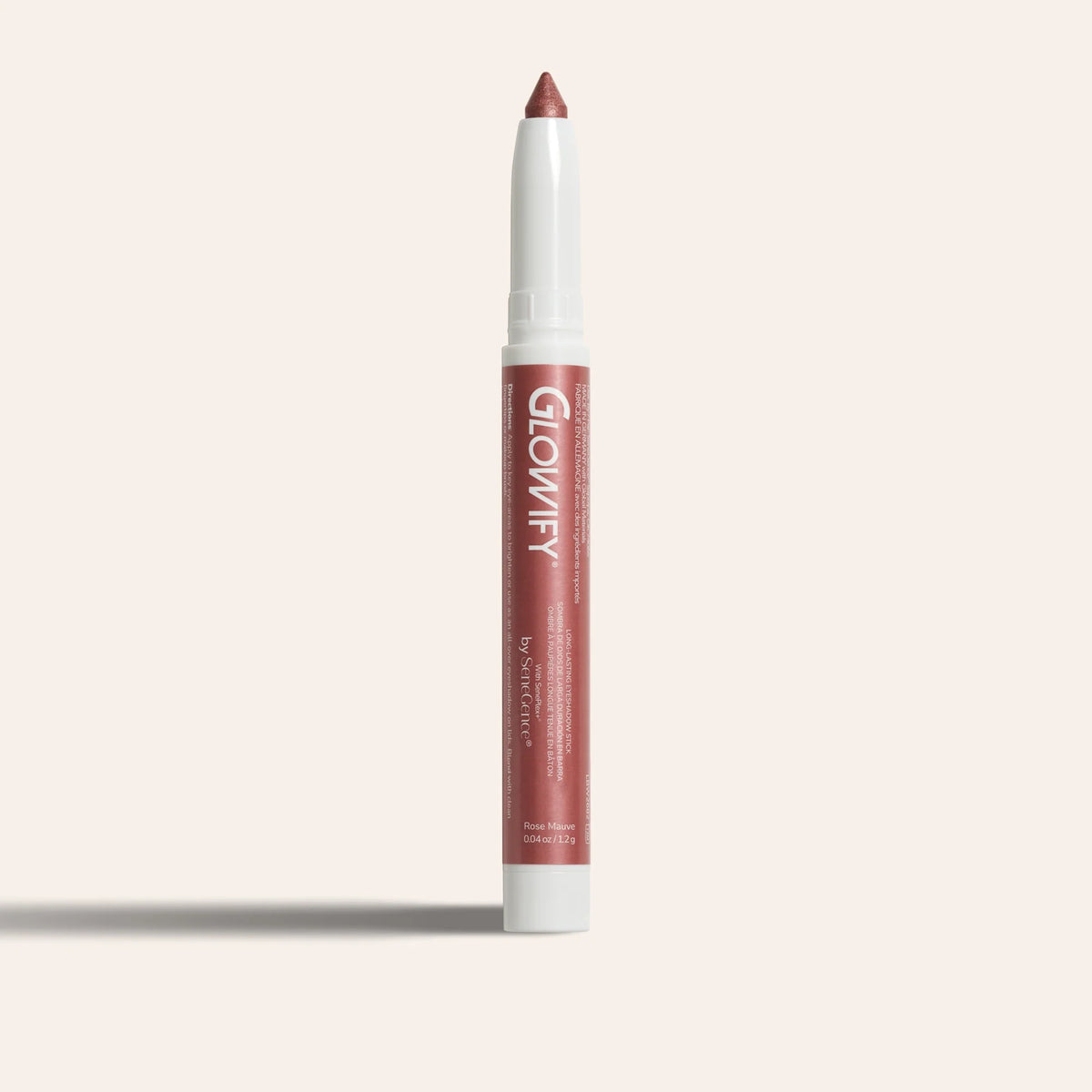 Glowify Long-Lasting Eyeshadow Stick product shade Rose Mauve.
